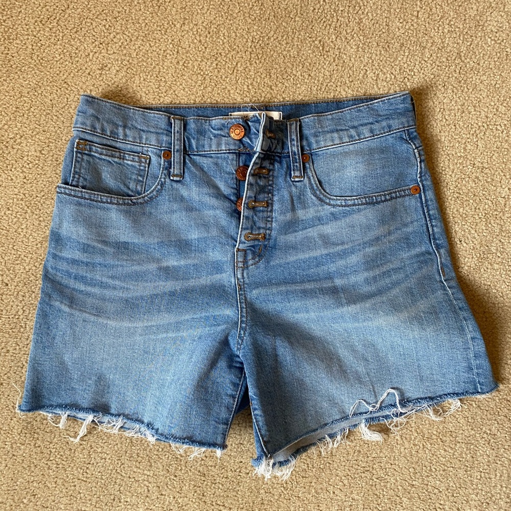 Madewell Light-wash Jean Shorts Size 26